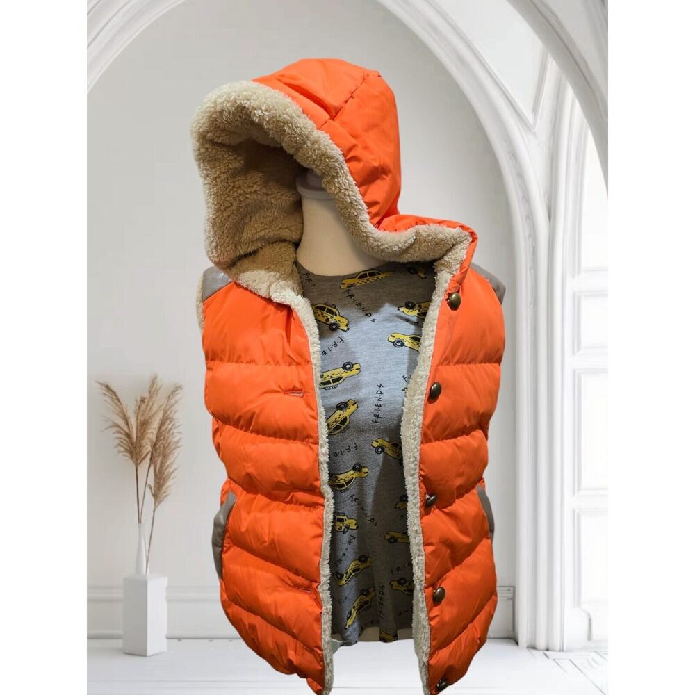 ZSHOW Women's Outerwear Vest Casual Thicken Qulited Hooded Padded Fleece Jacket